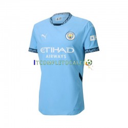 Maglia Manchester City Divisa Home 2024-2025 Manica Corta ,Uomo