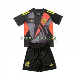 Maglia Messico Portiere Divisa Home 2024 Manica Corta ,Bambino