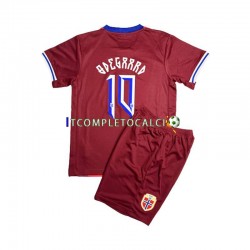 Maglia Norvegia Martin Odegaard 8 Divisa Home 2024 Manica Corta ,Bambino