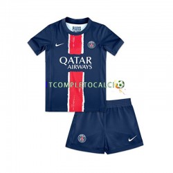 Maglia Paris Saint-Germain Divisa Home 2024-2025 Manica Corta ,Bambino