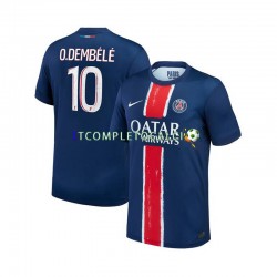 Maglia Paris Saint-Germain Ousmane Dembele 10 Divisa Home 2024-2025 Manica Corta ,Uomo