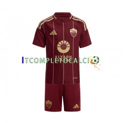 Maglia AS Roma Divisa Home 2024-2025 Manica Corta ,Bambino