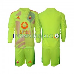 Maglia AS Roma Portiere Divisa Away 2024-2025 Manica Lunga ,Bambino
