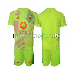 Maglia AS Roma Portiere Divisa Away 2024-2025 Manica Corta ,Bambino