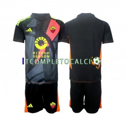 Maglia AS Roma Portiere Divisa Home 2024-2025 Manica Corta ,Bambino