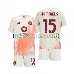 Maglia AS Roma Mats Hummels 15 Divisa Away 2024-2025 Manica Corta ,Bambino
