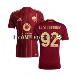 Maglia AS Roma Stephan El Shaarawy 92 Divisa Home 2024-2025 Manica Corta ,Uomo