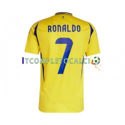 Maglia Al Nassr Cristiano Ronaldo 7 Divisa Home 2024-2025 Manica Corta ,Uomo
