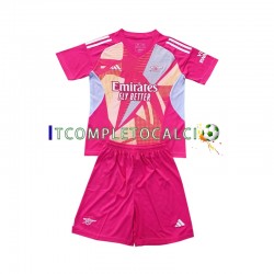 Maglia Arsenal Portiere Divisa Away 2024-2025 Manica Corta ,Bambino