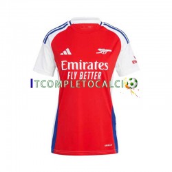 Maglia Arsenal Divisa Home 2024-2025 Manica Corta ,Donna
