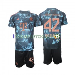 Maglia FC Bayern München Musiala 42 Divisa Away 2024-2025 Manica Corta ,Bambino