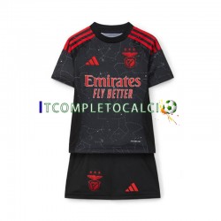 Maglia Benfica Divisa Away 2024-2025 Manica Corta ,Bambino