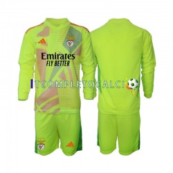 Maglia Benfica Portiere Divisa Home 2024-2025 Manica Lunga ,Bambino