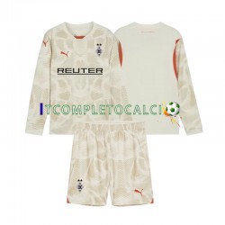 Maglia Borussia Mönchengladbach Portiere Divisa Home 2024-2025 Manica Lunga ,Bambino