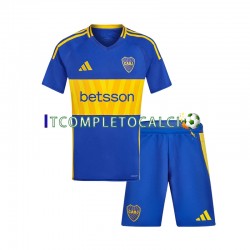 Maglia CA Boca Juniors Divisa Home 2024-2025 Manica Corta ,Bambino