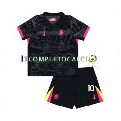 Maglia Chelsea Mychajlo Mudryk 10 Terza Divisa 2024-2025 Manica Corta ,Bambino