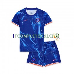 Maglia Chelsea Noni Madueke 11 Divisa Home 2024-2025 Manica Corta ,Bambino