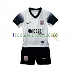 Maglia Corinthians Divisa Home 2024-2025 Manica Corta ,Bambino
