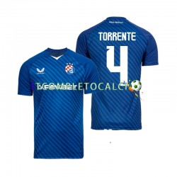 Maglia Dinamo Zagreb Torrente 4 Divisa Home 2024-2025 Manica Corta ,Uomo