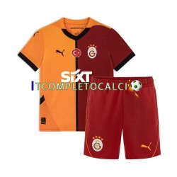 Maglia Galatasaray Divisa Home 2024-2025 Manica Corta ,Bambino