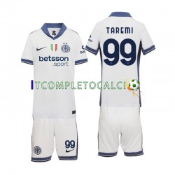 Maglia Inter Milan Mehdi Taremi 99 Divisa Away 2024-2025 Manica Corta ,Bambino