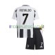 Maglia Juventus Cristiano Ronaldo 7 Divisa Home 2024-2025 Manica Corta ,Bambino