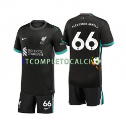 Maglia Liverpool Alexander-Arnold 66 Divisa Away 2024-2025 Manica Corta ,Bambino