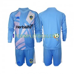 Maglia Los Angeles Galaxy Portiere Divisa Away 2024-2025 Manica Lunga ,Bambino