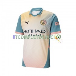 Maglia Manchester City Quarto Divisa 2024-2025 Manica Corta ,Uomo