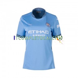 Maglia Manchester City Divisa Home 2024-2025 Manica Corta ,Donna