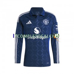 Maglia Manchester United Divisa Away 2024-2025 Manica Lunga ,Uomo