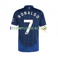 Maglia Manchester United Cristiano Ronaldo 7 Divisa Away 2024-2025 Manica Corta ,Uomo