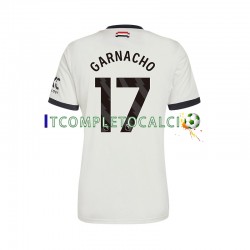 Maglia Manchester United GARNACHO 17 Terza Divisa 2024-2025 Manica Corta ,Uomo