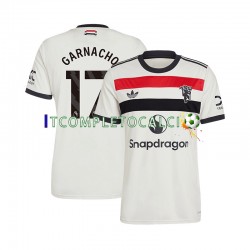 Maglia Manchester United GARNACHO 17 Terza Divisa 2024-2025 Manica Corta ,Uomo