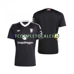 Maglia Manchester United Portiere Terza Divisa 2024-2025 Manica Corta ,Uomo