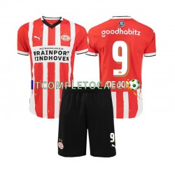 Maglia PSV Eindhoven DE JONG 9 Divisa Home 2024-2025 Manica Corta ,Bambino