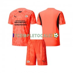 Maglia PSV Eindhoven Portiere Divisa Home 2024-2025 Manica Corta ,Bambino
