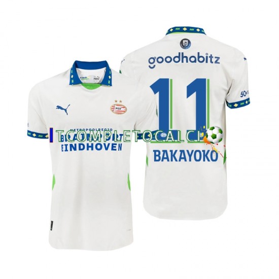 Maglia PSV Eindhoven Johan Bakayoko 11 Divisa Away 2024-2025 Manica Corta ,Uomo Maglia PSV Eindhoven Johan Bakayoko 11 Divisa Away 2024-2025 Manica Corta ,Uomo