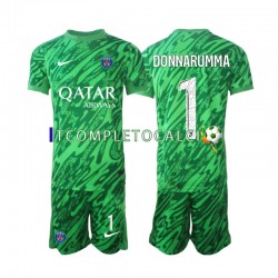Maglia Paris Saint-Germain Gianluigi Donnarumma 1 Portiere Divisa Away 2024-2025 Manica Corta ,Bambino