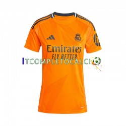 Maglia Real Madrid Divisa Away 2024-2025 Manica Corta ,Donna
