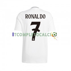 Maglia Real Madrid Cristiano Ronaldo 7 Divisa Home 2024-2025 Manica Corta ,Uomo