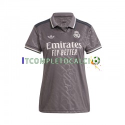 Maglia Real Madrid Terza Divisa 2024-2025 Manica Corta ,Donna