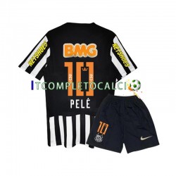 Maglia Santos PELE 10 -2012 Retro Divisa Away 2011 Manica Corta ,Bambino