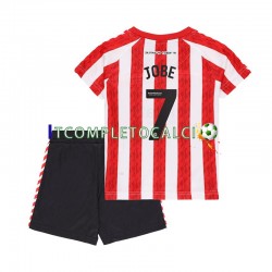 Maglia Sunderland Jobe Bellingham 7 Divisa Home 2024-2025 Manica Corta ,Bambino Maglia Sunderland Jobe Bellingham 7 Divisa Home 2024-2025 Manica Corta ,Bambino