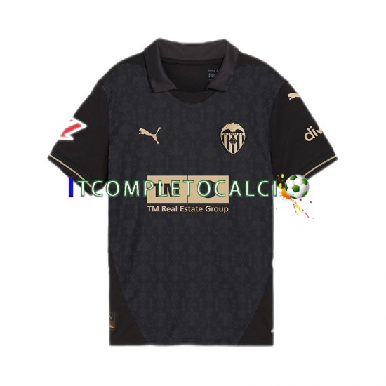 Maglia Valencia Divisa Away 2024-2025 Manica Corta ,Uomo