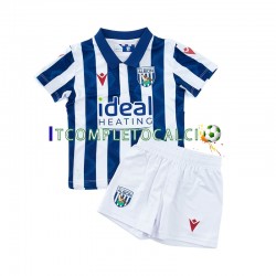 Maglia West Bromwich Albion Divisa Home 2024-2025 Manica Corta ,Bambino