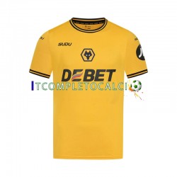 Maglia Wolverhampton Wanderers Divisa Home 2024-2025 Manica Corta ,Uomo