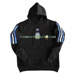 Argentina 2022-2023 Nero Maglione con cappuccio ,Uomo