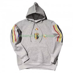 Belgio 2022-2023 Grigio Maglione con cappuccio ,Uomo