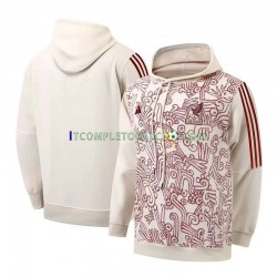Messico White 2022-2023 Rosso Maglione con cappuccio ,Uomo